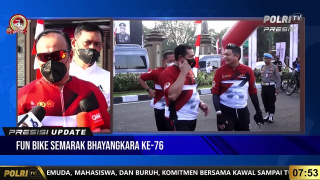 Live Kepala Divisi Humas Polri Terkait Fun Bike Semarak Bhayangkara Ke-76
