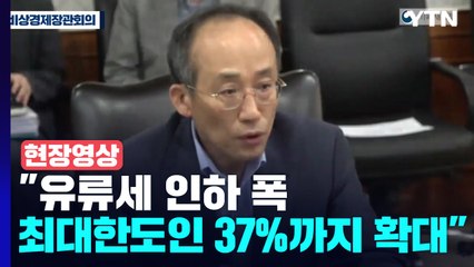 [현장영상+] "민생 물가 안정이 최우선...유류세 인하 폭 37%까지 확대" / YTN