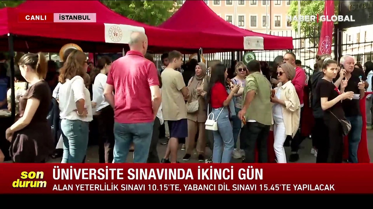 Üniversite sınavında ikinci gün: Öğrenciler Alan Yeterlilik Testleri (AYT) ve Yabancı Dil Testi'nde (YDT) ter dökecek