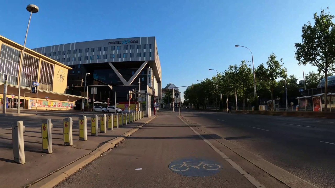 Wien am Rad: Gürtelradweg (Westbahnhof bis Urban-Loritz-Platz) frühmorgens