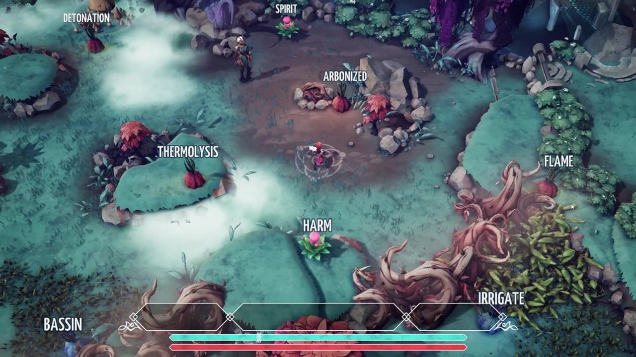 Nanotale - Typing Chronicles - Gameplay aus dem Tipp-Adventure