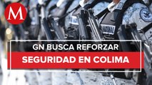 Llegan más de 300 elementos de la Guardia Nacional a Colima para reforzar seguridad