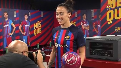 Así fue el primer día de Lucy Bronze como nuevo fichaje del Barça / FCB