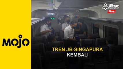 Perkhidmatan tren JB-Singapura beroperasi semula