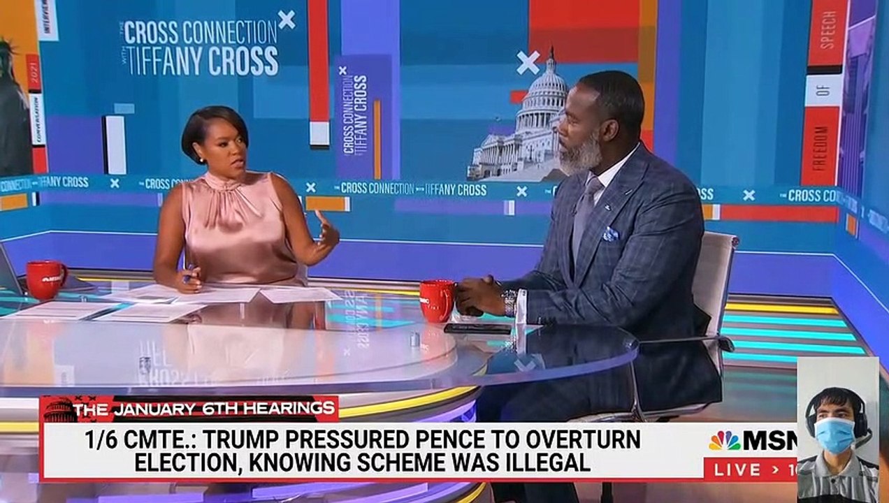 On MSNBC’s The Cross Connection, host Tiffany Cross wondered if Ginni Thomas, wife of Supreme Court Justice Clarence Thomas, was going to get 'perp-walked' for her actions surrounding former President Trump contesting the 2020 election results.