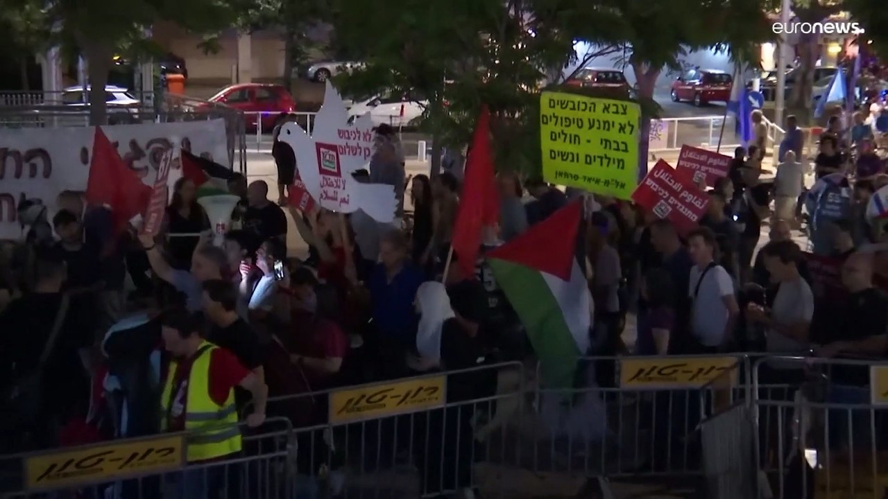 Proteste in Tel Aviv gegen Israels Besatzung des Westjordanlandes