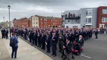 Falklands veterans in Old Portsmouth