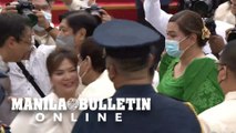 Outgoing President Rodrigo Duterte and President-elect Bongbong Marcos attend  the inauguration of VP-elect Sara Duterte