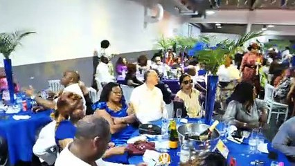 Célestin YANDAL Maire de Touboro à Paris lors du concert de Charité Cries of Children