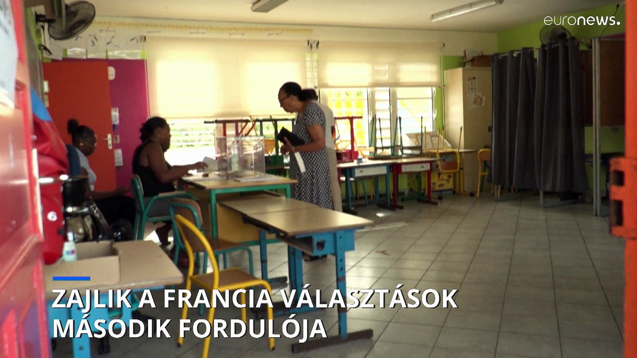 Zajlik a francia választások második fordulója