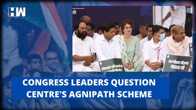 Congress launches Satyagraha Protests Against Centre’s Agnipath Scheme| Agneepath| Priyanka Gandhi