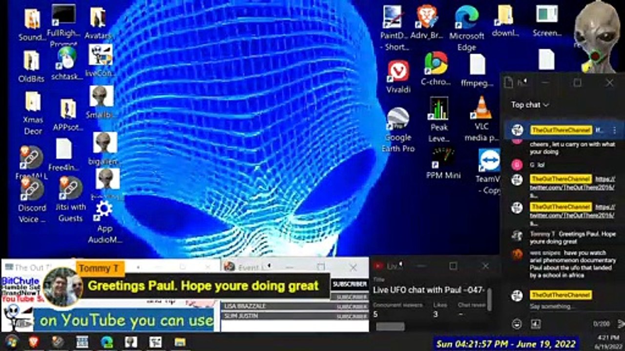 Live UFO chat with Paul --047- Dr Shill Greer Light Beings Exposed - How Gullible his fans are - 1080p~-Pt2