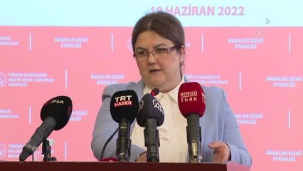 Bakan Derya Yanık, Babalar Günü Programı'nda konuştu Açıklaması