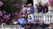 Taormina accoglie Mattarella, saluta la sposa e inaugura la 