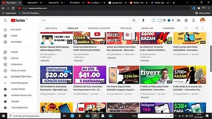 İZLEDİĞİNİZ YOUTUBE VİDEOSU BAŞINA $5 KAZANIN - YouTube Videoları İzleyerek Para Kazanın (Kanıtlı)