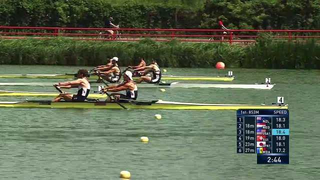 2022 World Rowing Cup II - Poznan, Poland - Men's Pair (M2-) A-final