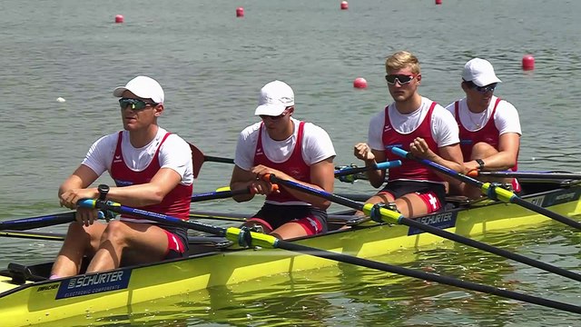 2022 World Rowing Cup II - Poznan, Poland - Men's Quadruple Sculls (M4x) A-final