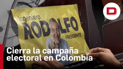Cierra la campaña electoral en Colombia