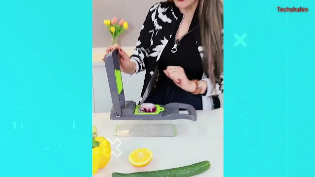 9-1 Multifunctional vegetable chochoppe vegetable fruits Slicer Techshahin24