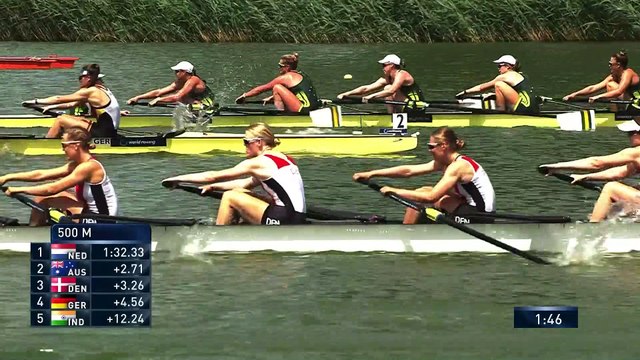2022 World Rowing Cup II - Poznan, Poland - Women's Eight (W8+) A-final