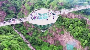 Georgia's new glass bridge above a canyon is not for the faint-hearted
