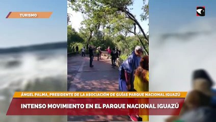 Intenso movimiento en el Parque Nacional Iguazú