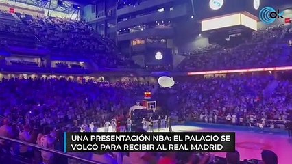 Una presentación NBA: el Palacio se volcó para recibir al Real Madrid