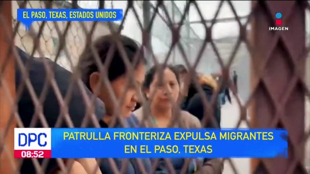 Patrulla fronteriza expulsa a migrantes en El Paso, Texas