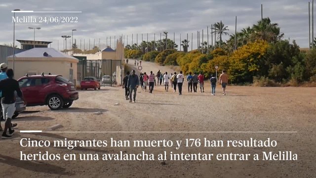 Cinco fallecidos y cientos de heridos en el último intento de salto a la valla de Melilla