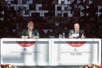 Bakan Ersoy, "Yaşayan Kültür Mirası İşletmeler Destek Programı" imza töreninde konuştu