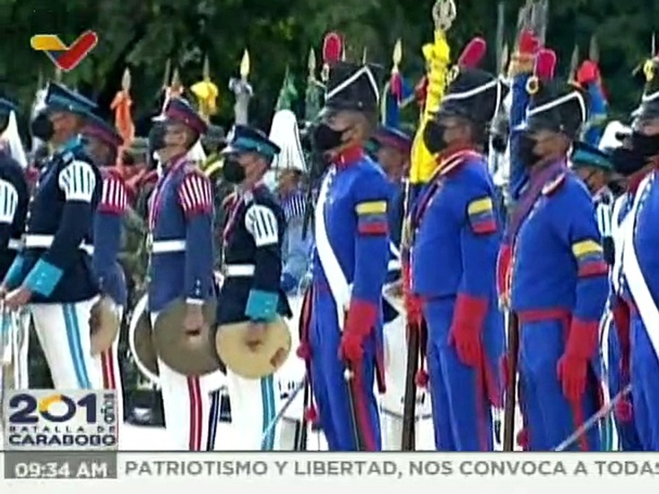 Acto de conmemoración de los 201 años de la Batalla de Carabobo y Día del Ejército Bolivariano