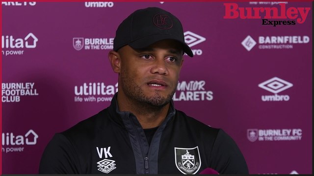 'It's a complicated start' - Vincent Kompany on Burnley's fixture list