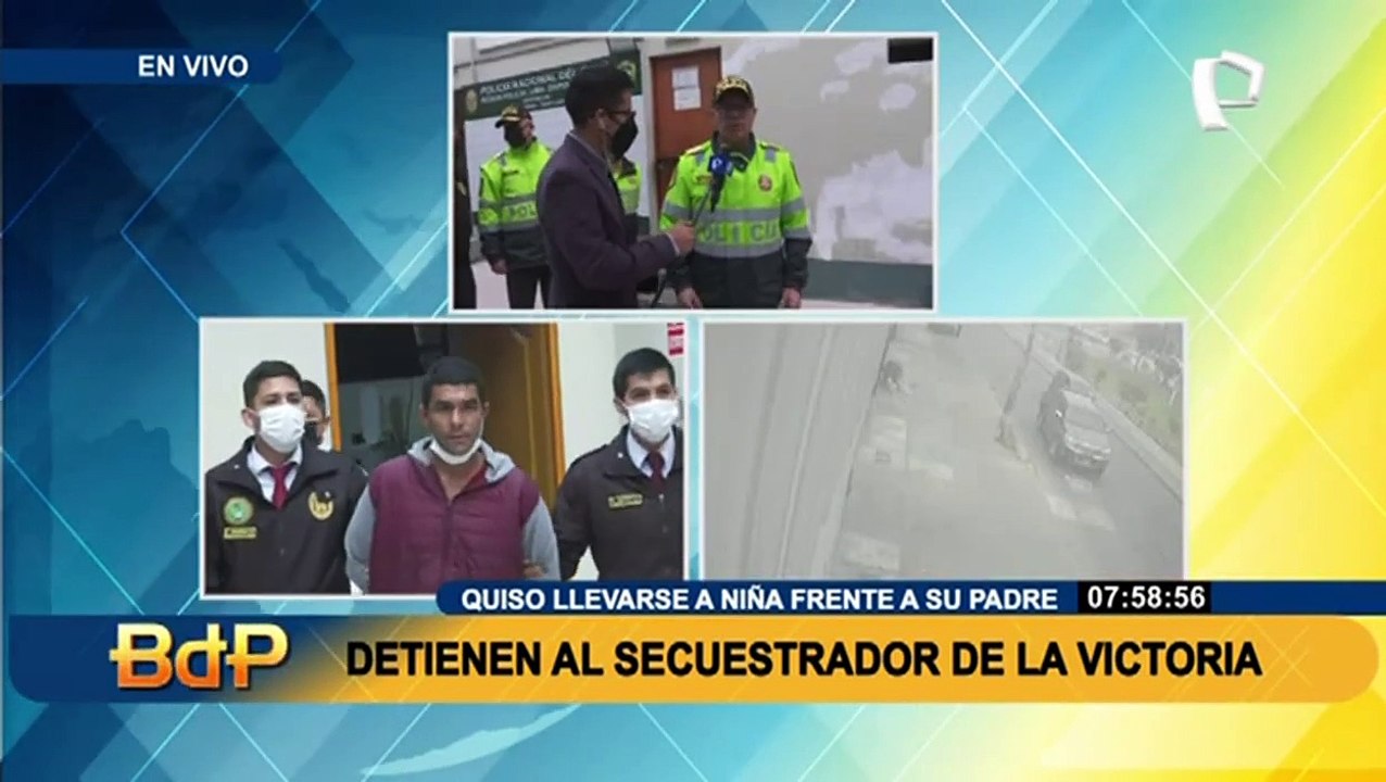 La Victoria: Detienen a presunto secuestrador que intentó llevarse a niña en frente de su padre