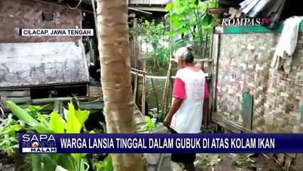 Kisah Memprihatinkan Bosih, Nenek 90 Tahun yang Hidup Seorang Diri di Gubuk di Atas Kolam Ikan!