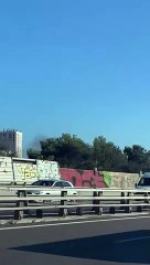 Un appartement en feu près de Grand Littoral