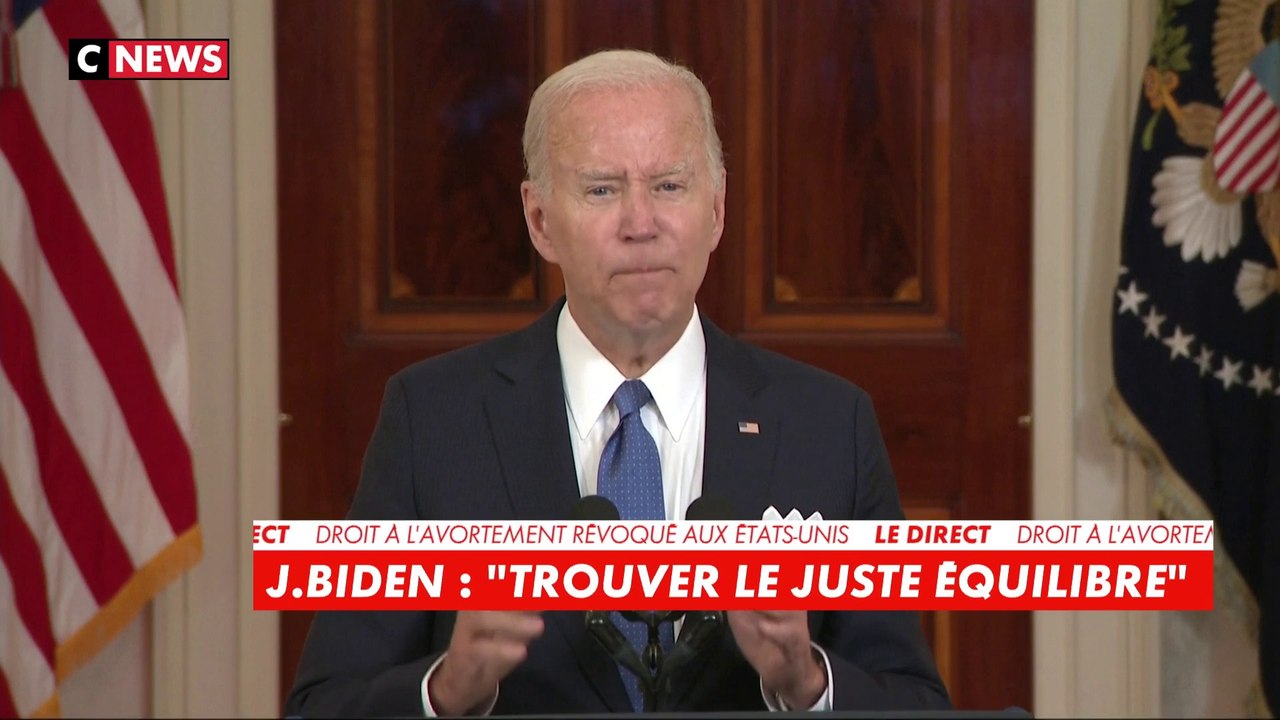 Joe Biden : «Ce sont les femmes les plus pauvres qui vont être impactées. C'est cruel !»