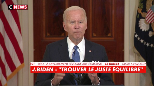 Joe Biden : «Ce sont les femmes les plus pauvres qui vont être impactées. C'est cruel !»