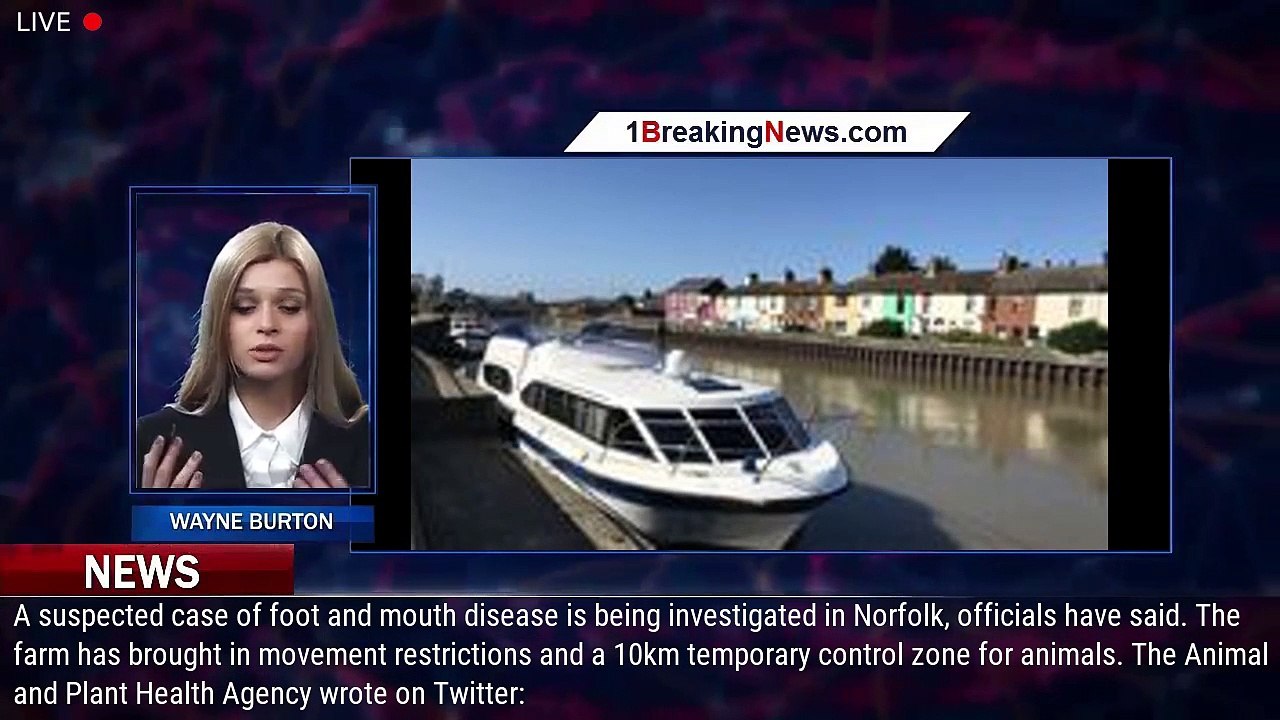 A suspected case of foot and mouth disease is being investigated in