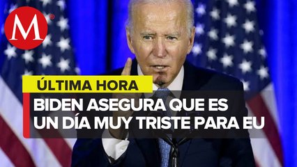 Joe Biden pronuncia mensaje tras anulación del derecho al aborto