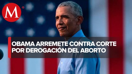 Eliminar derecho al aborto ataca libertades fundamentales: Barack Obama