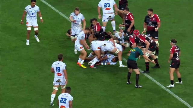 TOP 14 - Essai de Julien DUMORA (CO) - Castres Olympique - Stade Toulousain - Saison 2021/2022