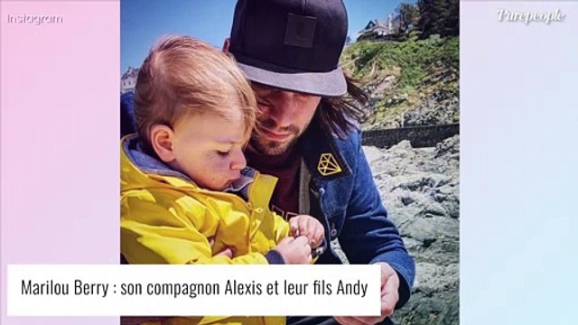 Marilou Berry : Son fils Andy pose fièrement, pour un tendre clin d'oeil à son défunt papy