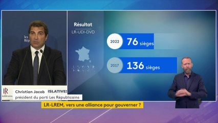 « Nous sommes dans l'opposition, nous resterons dans l'opposition » assure Christian Jacob (LR)