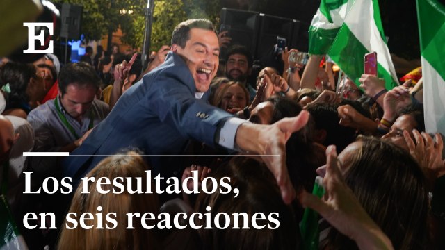 Los resultados de las andaluzas, en seis reacciones
