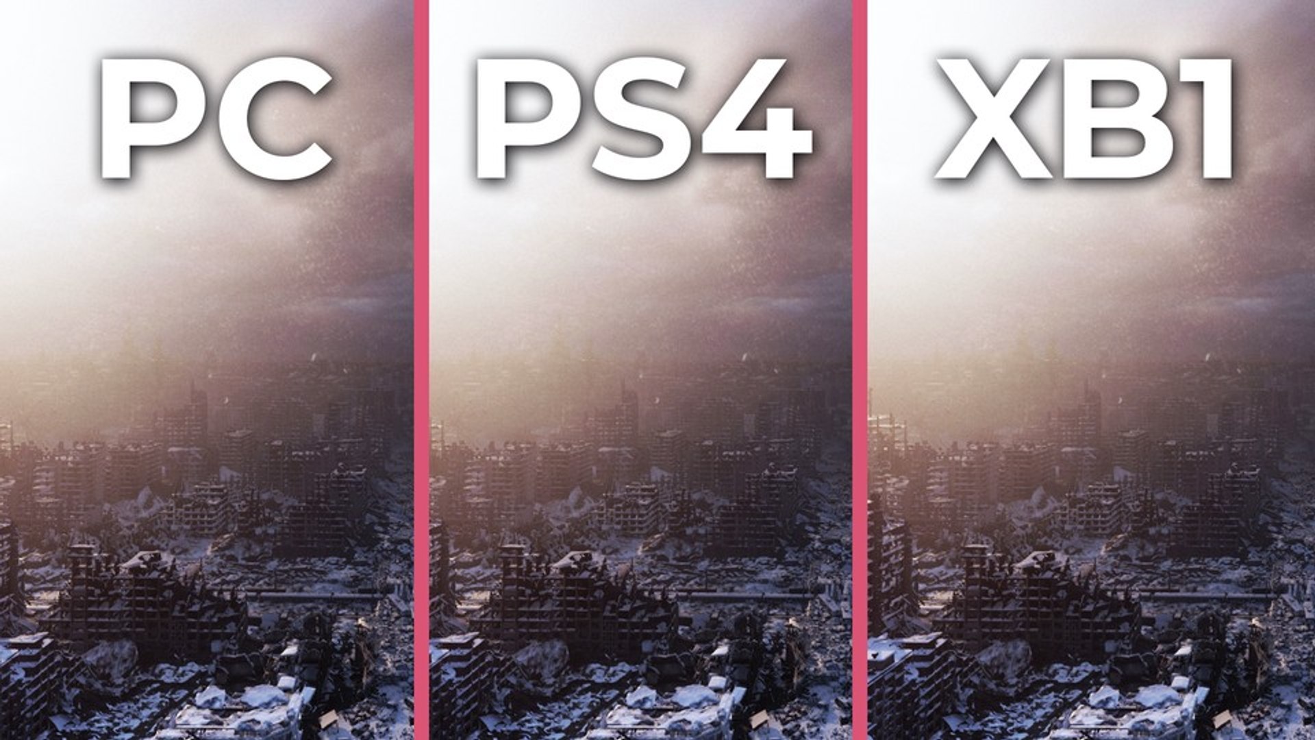 Metro Exodus - PC gegen PS4 und Xbox One im Grafikvergleich - video  Dailymotion