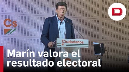 Juan Marín valora el resultado electoral