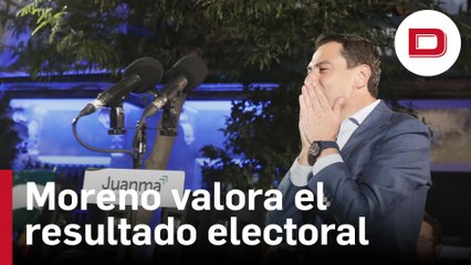 Juanma Moreno valora el resultado electoral