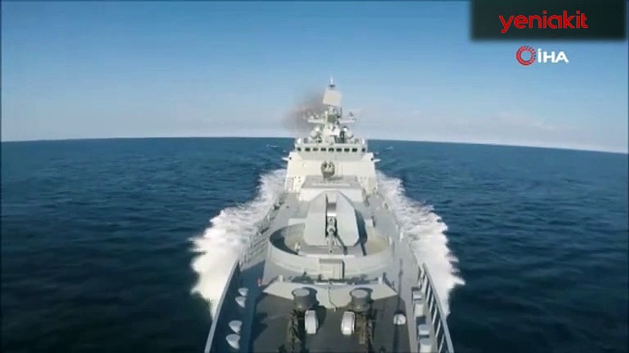 Rusya görüntüleri paylaştı! Ukrayna füzelerle vuruldu