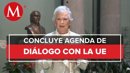 Sánchez Cordero confía en pronta ratificación del acuerdo global México-UE