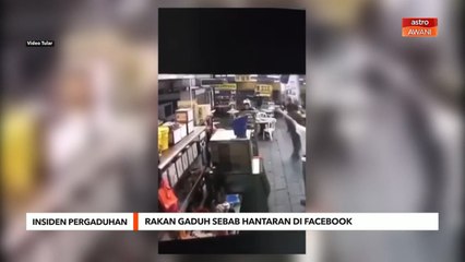 Insiden Pergaduhan | Rakan gaduh sebab hantaran di Facebook